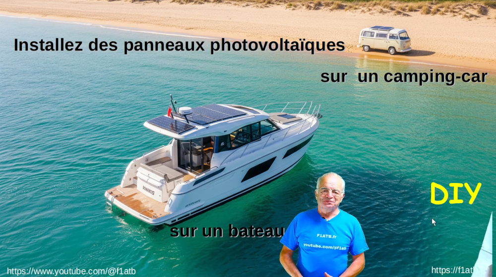 Lire la suite à propos de l’article Panneaux Photovoltaïques sur un bateau ou un camping-car