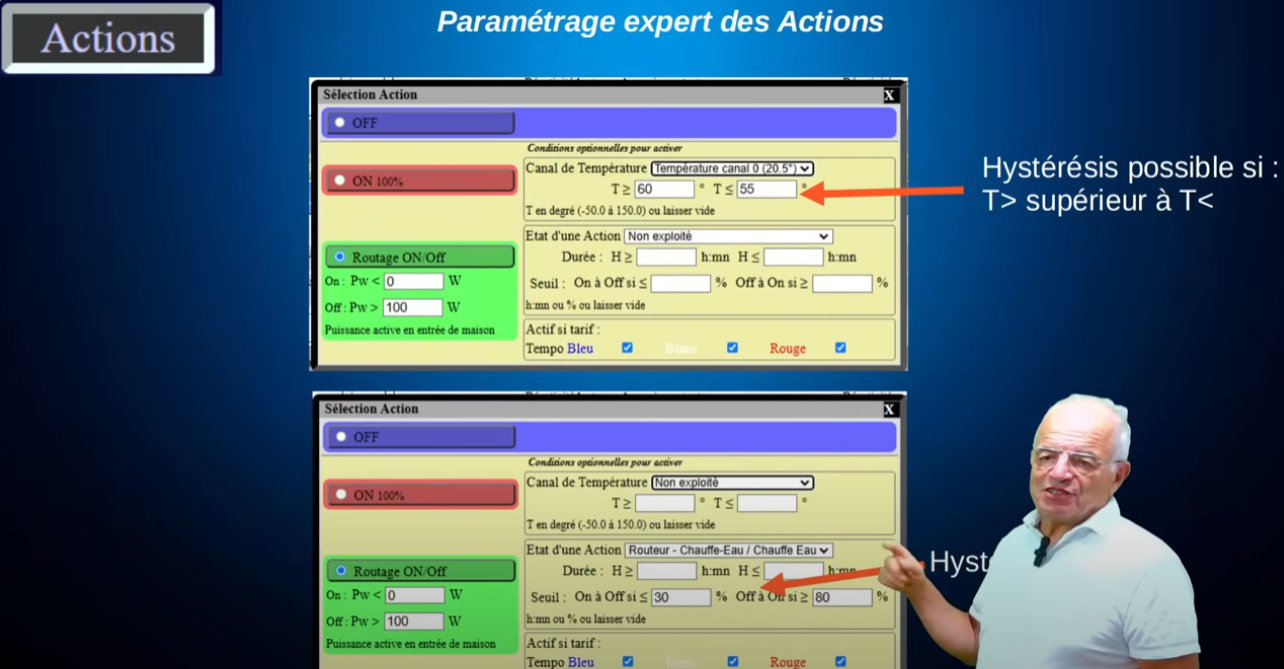 Lire la suite à propos de l’article Routeur  photovoltaïque V15 – Affichage et paramétrage